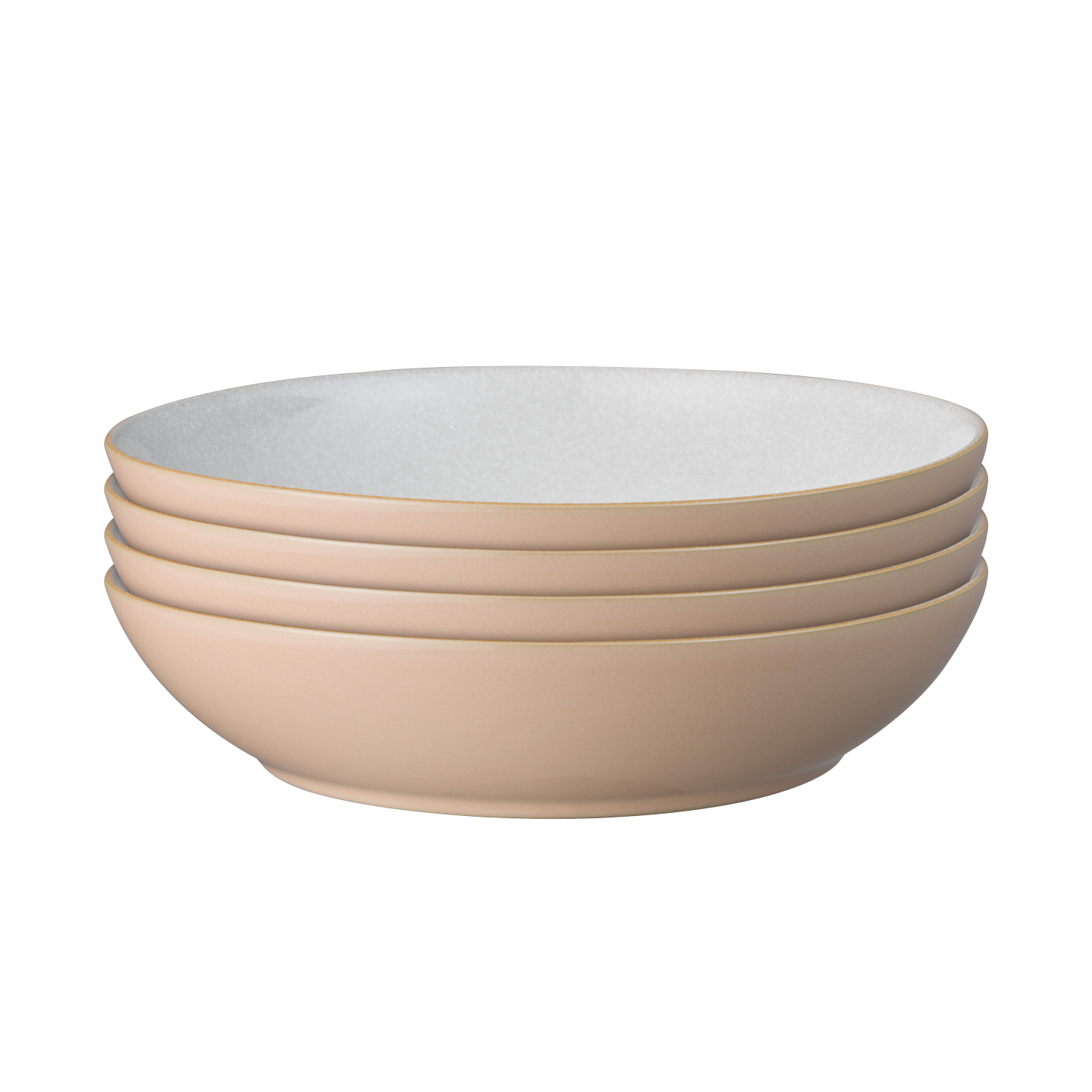Elements Shell Peach Set Of 4 Pasta Bowls