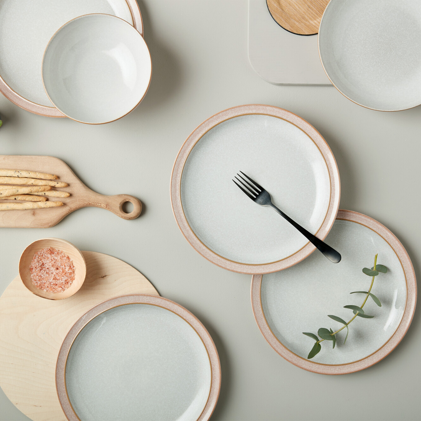 Elements Sorbet Pink 12 Piece Dinner Set