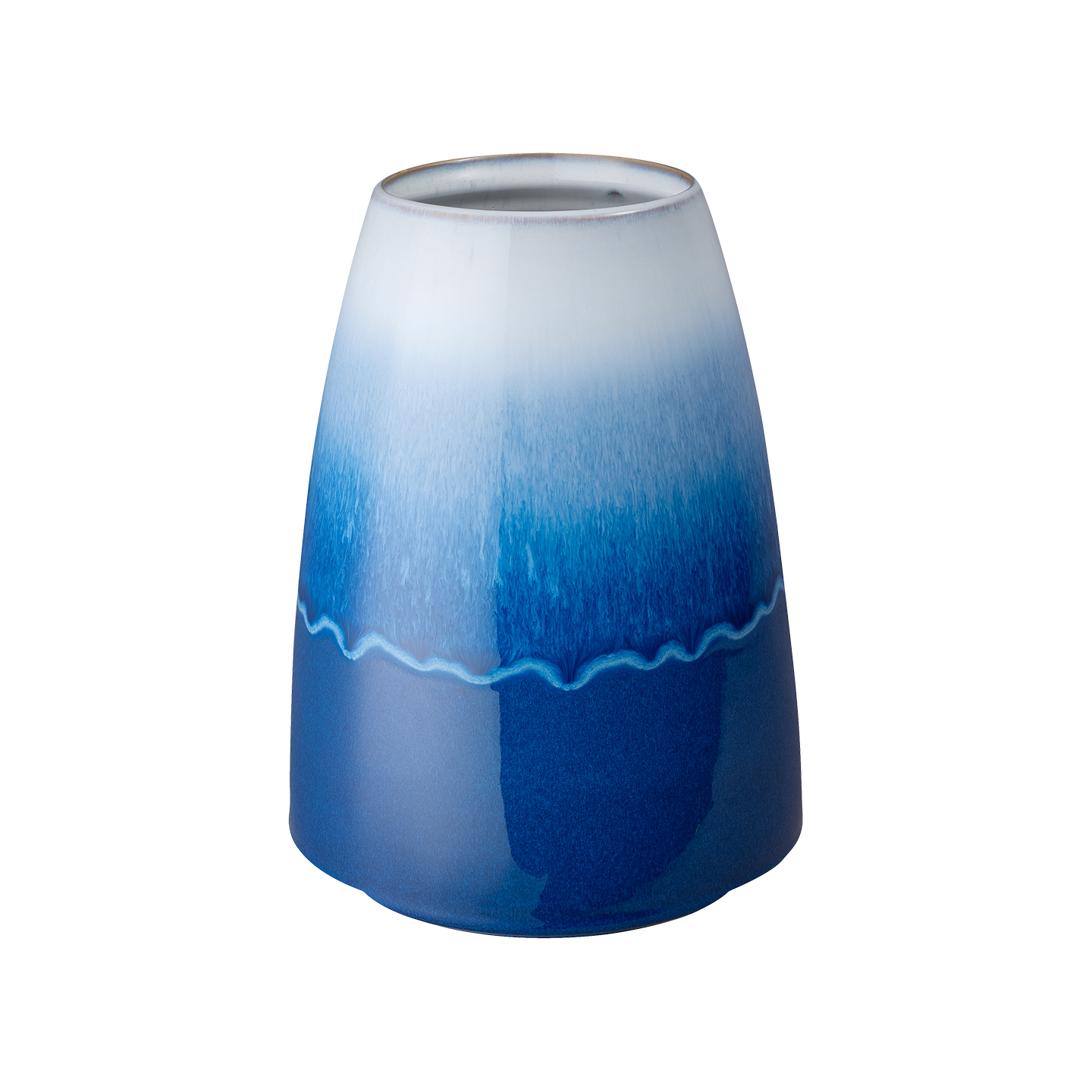 Blue Haze Medium Conical Vase