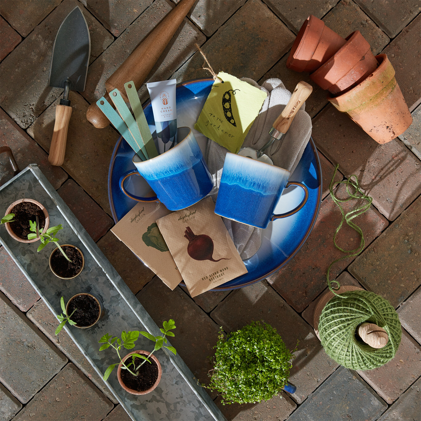 Blue Haze Large Serving Bowl