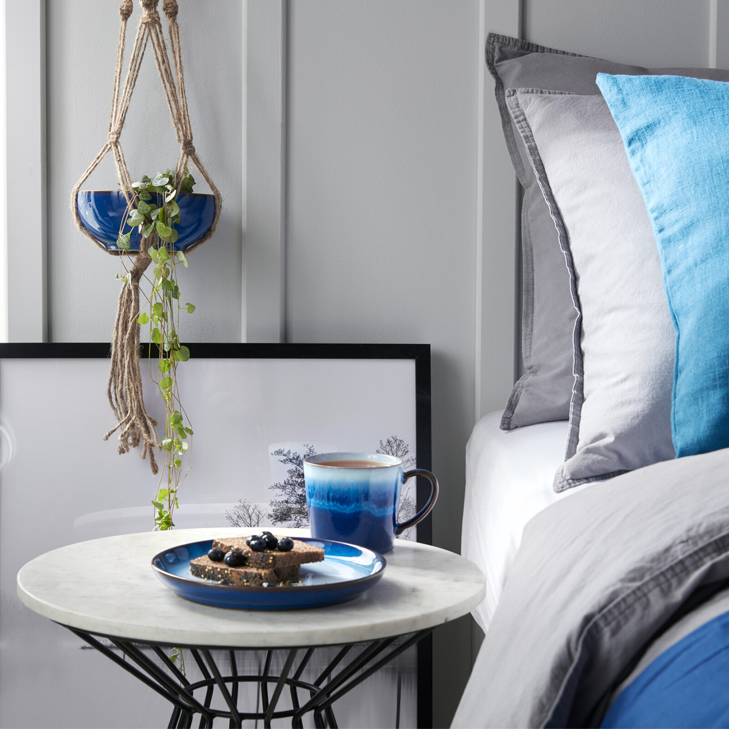 Blue Haze Coupe Small Plates - Set Of 4