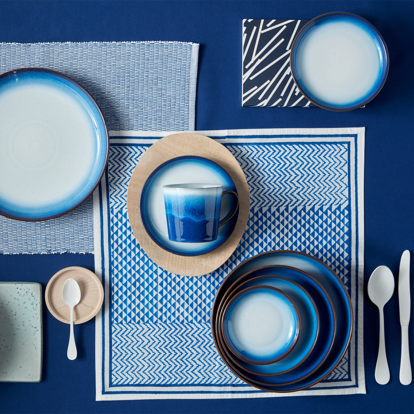 Blue Haze Coupe Small Plates - Set Of 4
