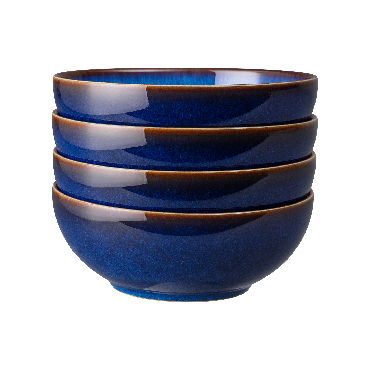 Blue Haze Coupe Cereal Bowls - Set Of 4