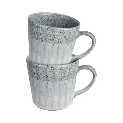 Studio Grey Accent Mugs - Set Of 2