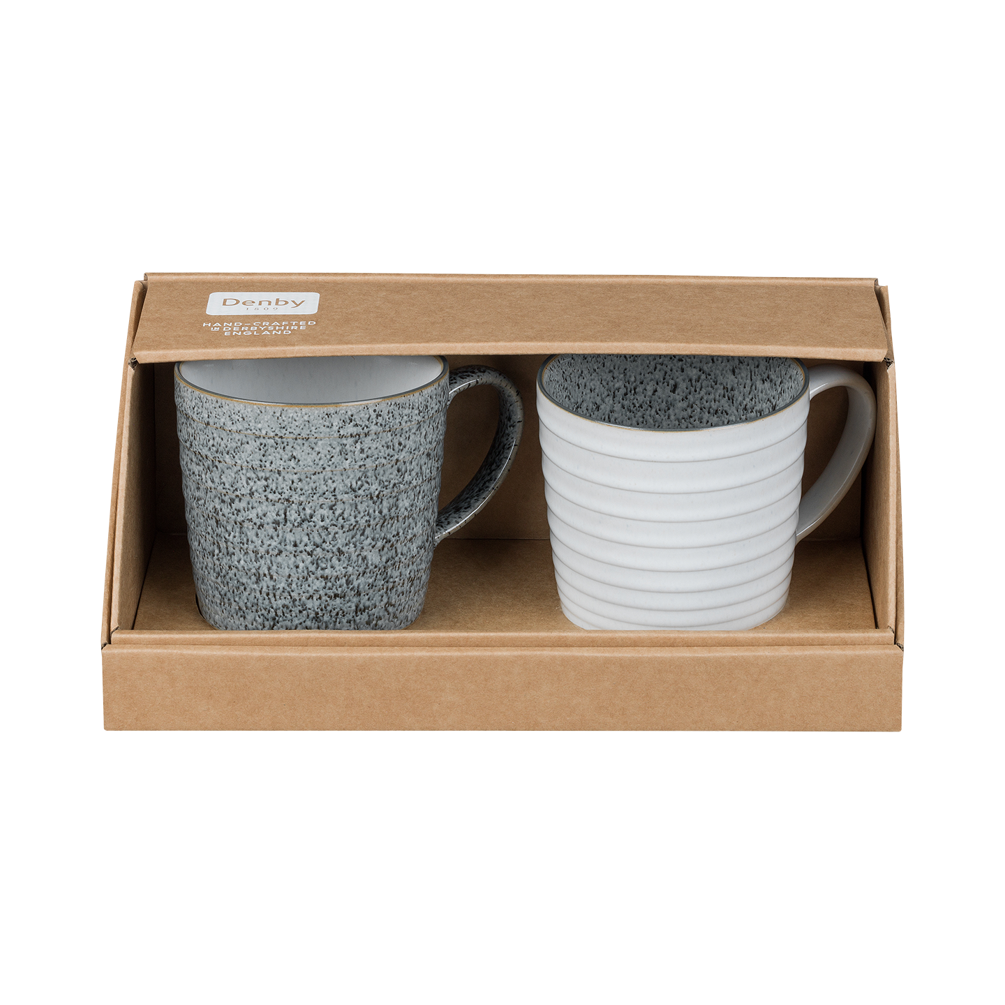 Studio Grey 2 Piece Ridged Mug Set