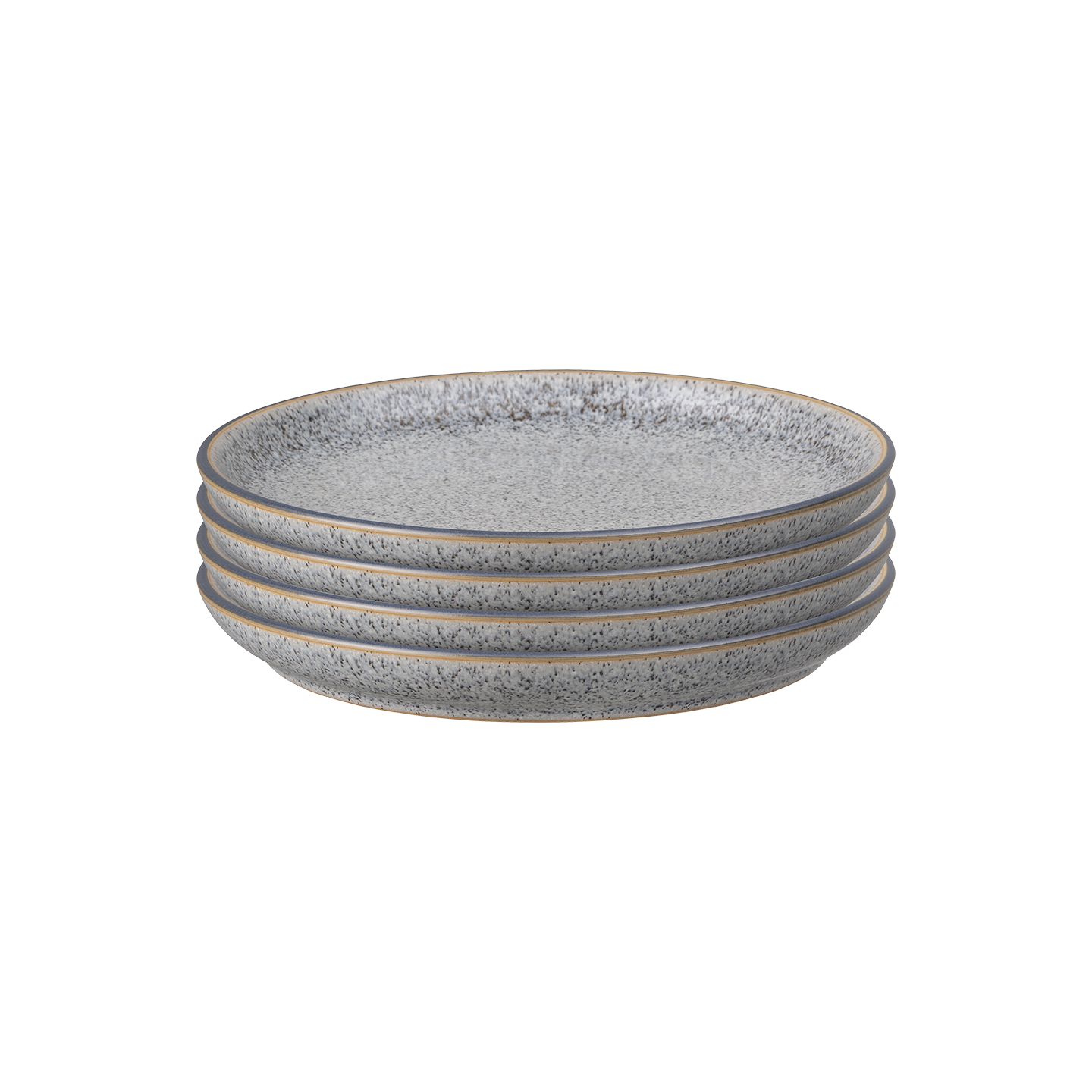 Studio Grey Coupe Medium Plates - Set Of 4