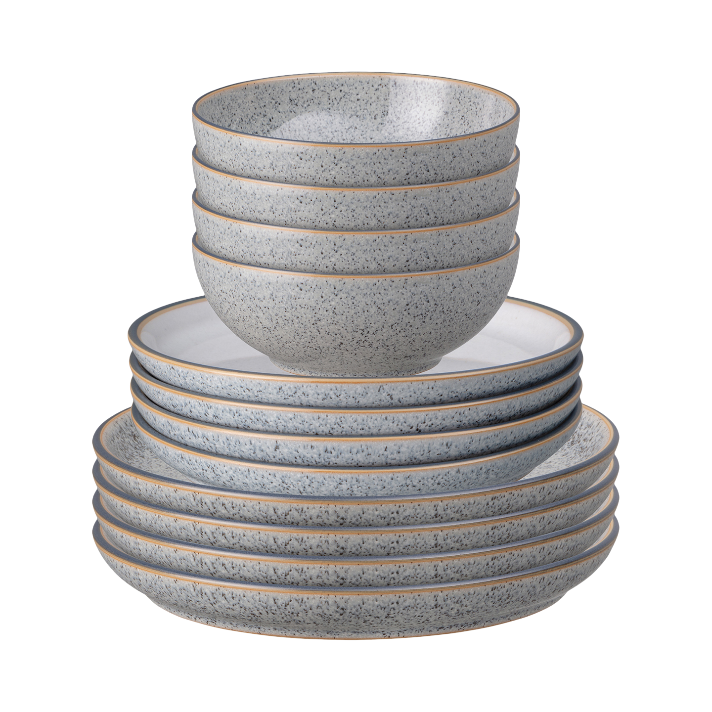 Studio Grey And White 12 Piece Dinnerware Set