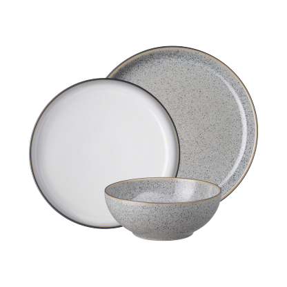 Studio Grey And White 12 Piece Dinnerware Set