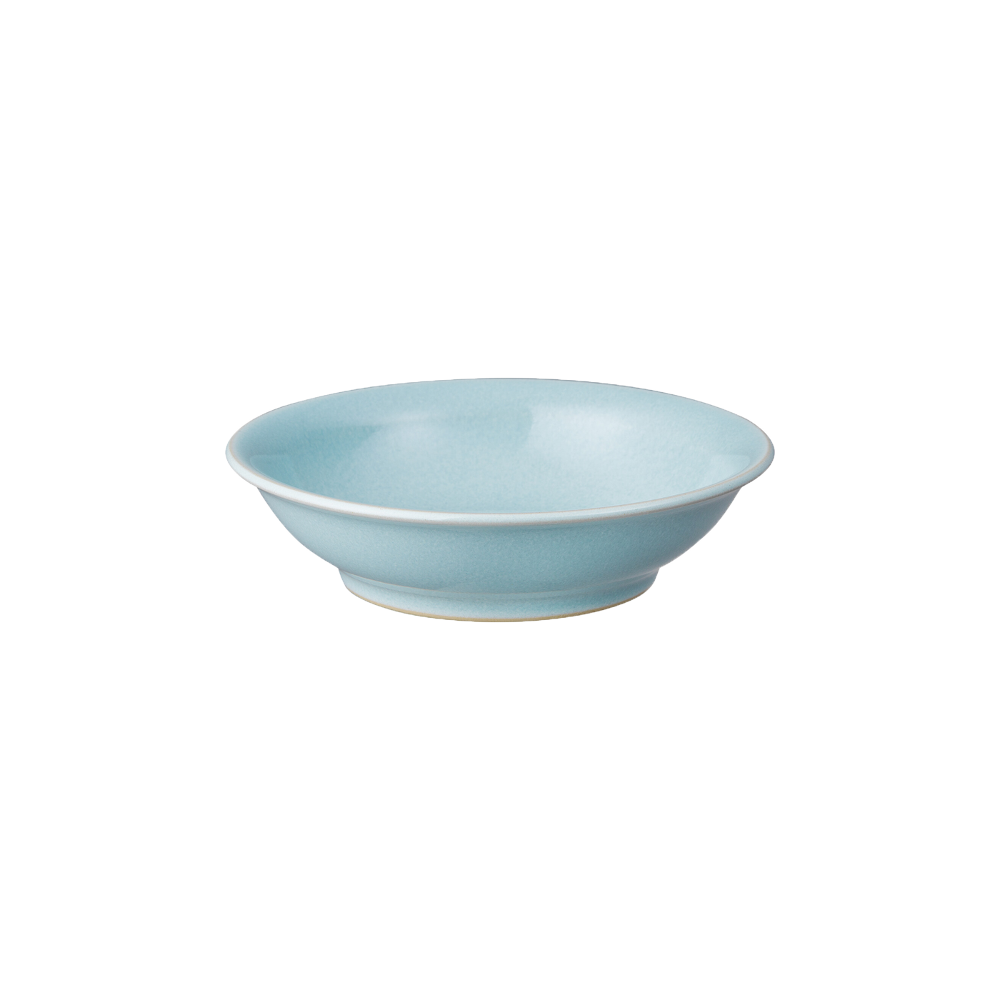 Heritage Cloud Aqua Medium Shallow Bowl