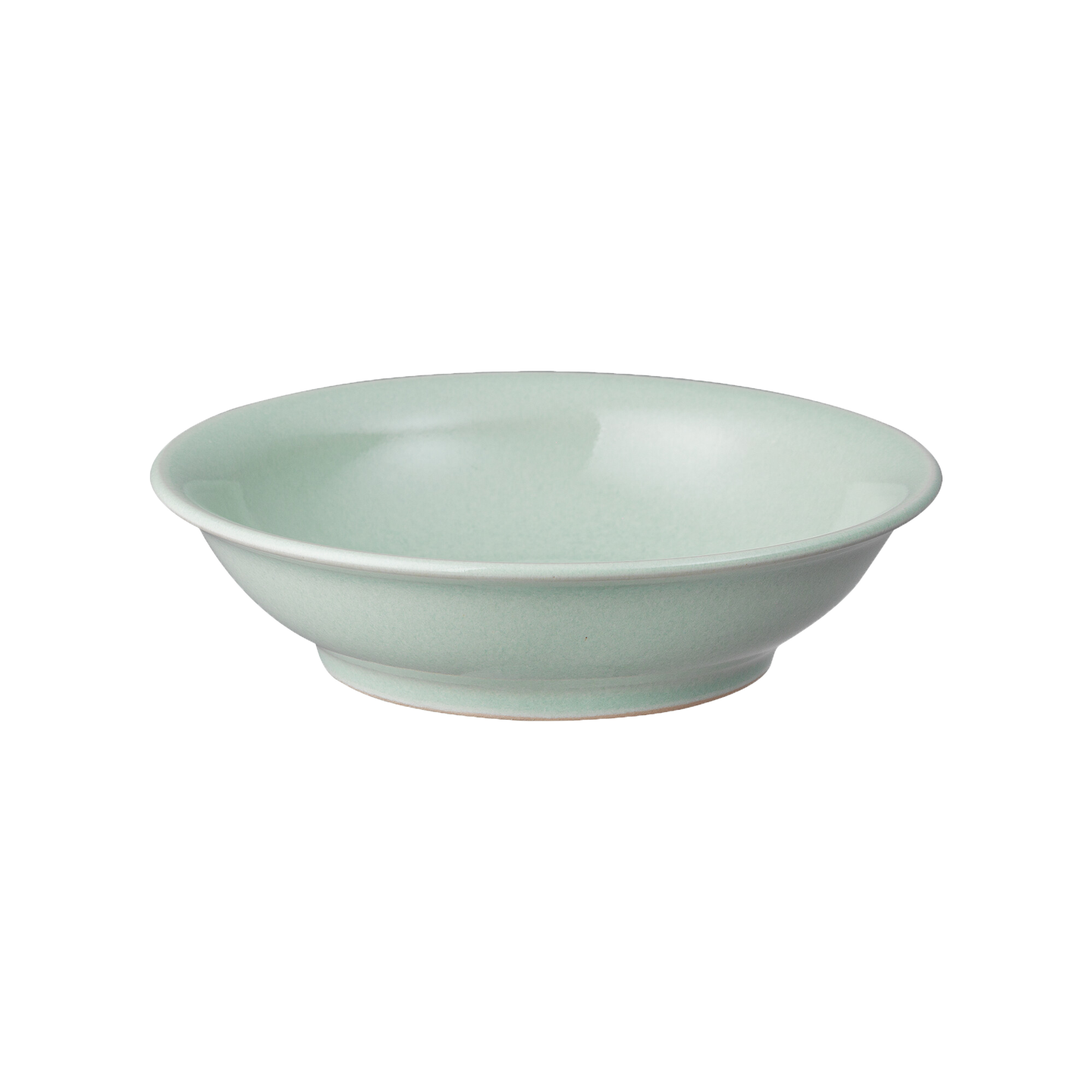 Heritage Cloud Mint Medium Shallow Bowl