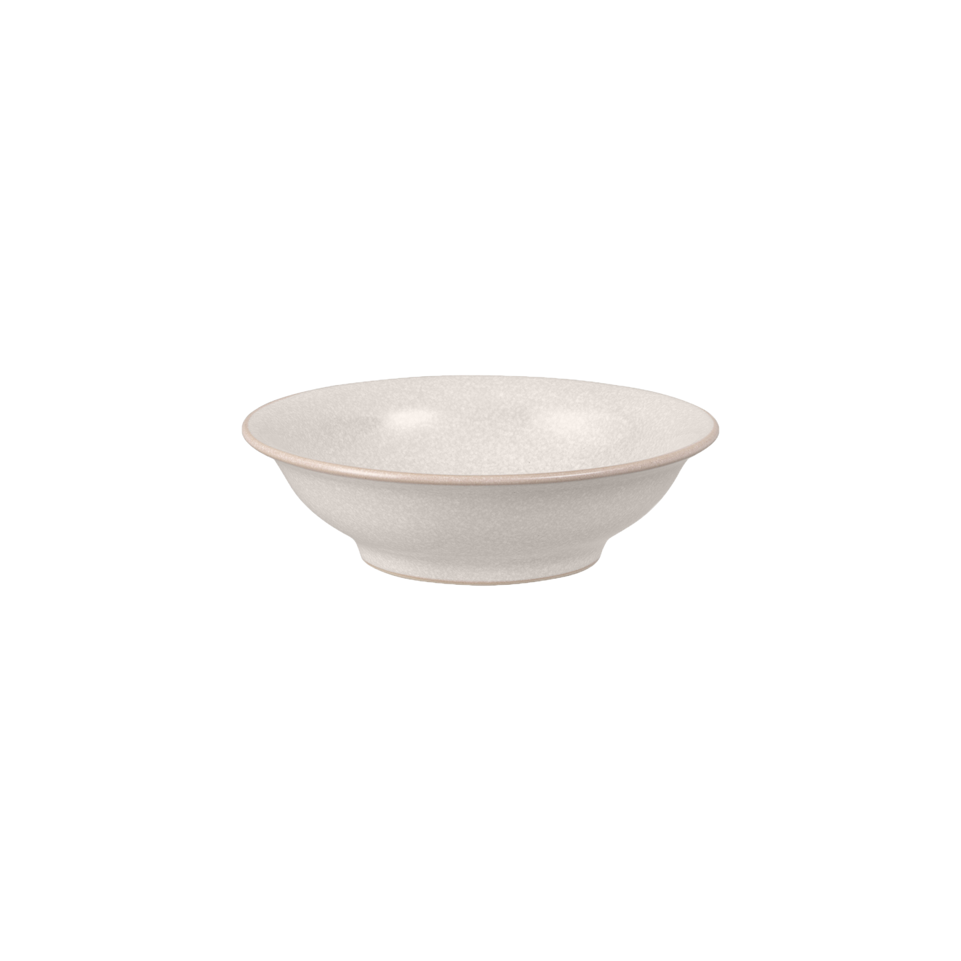 Elements Savannah White Small Shallow Bowl