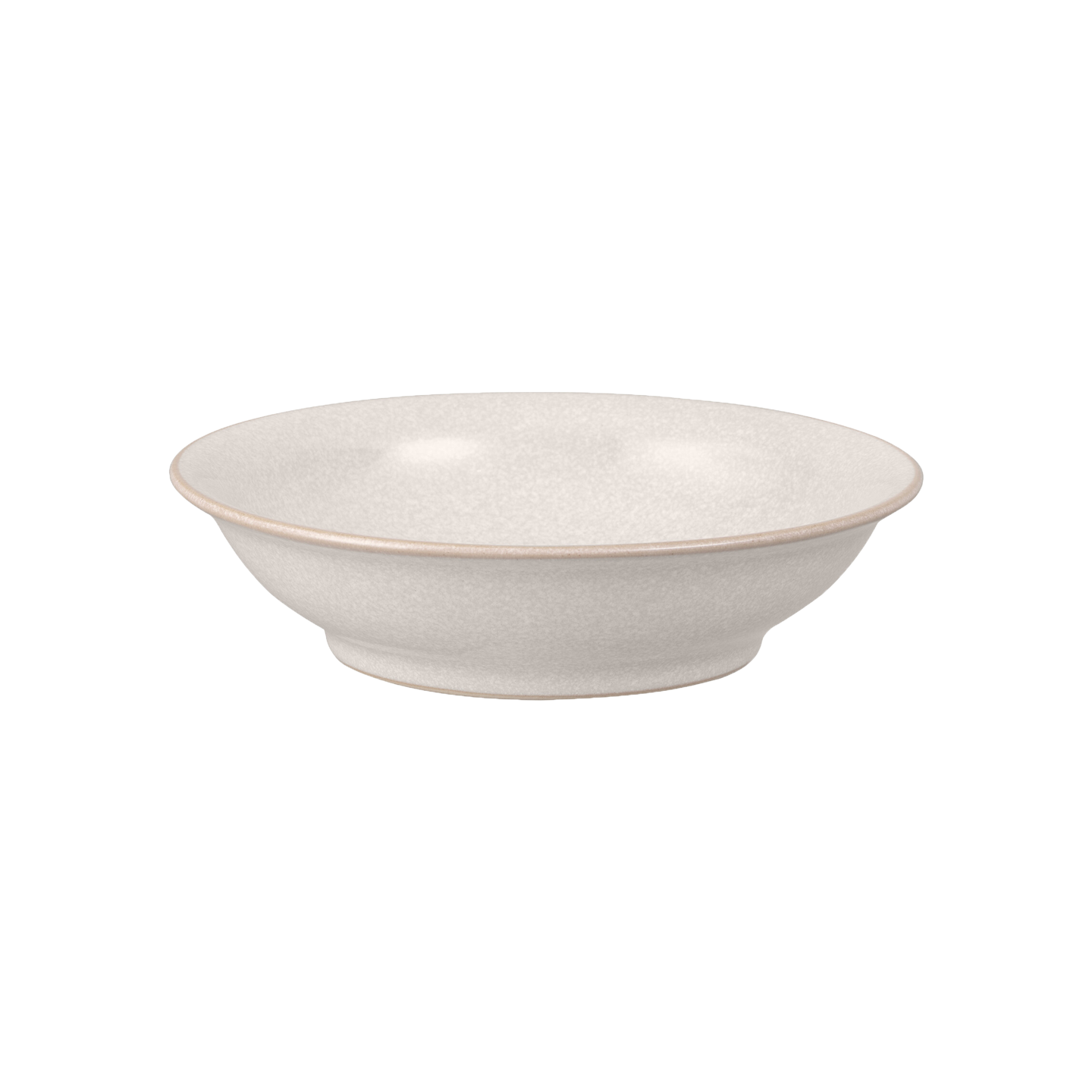 Elements Savannah White Medium Shallow Bowl