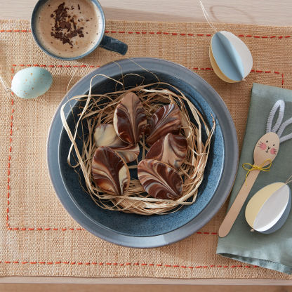 Dark Grey Speckle Pasta Bowl