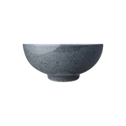 Dark Grey Speckle Rice Bowl