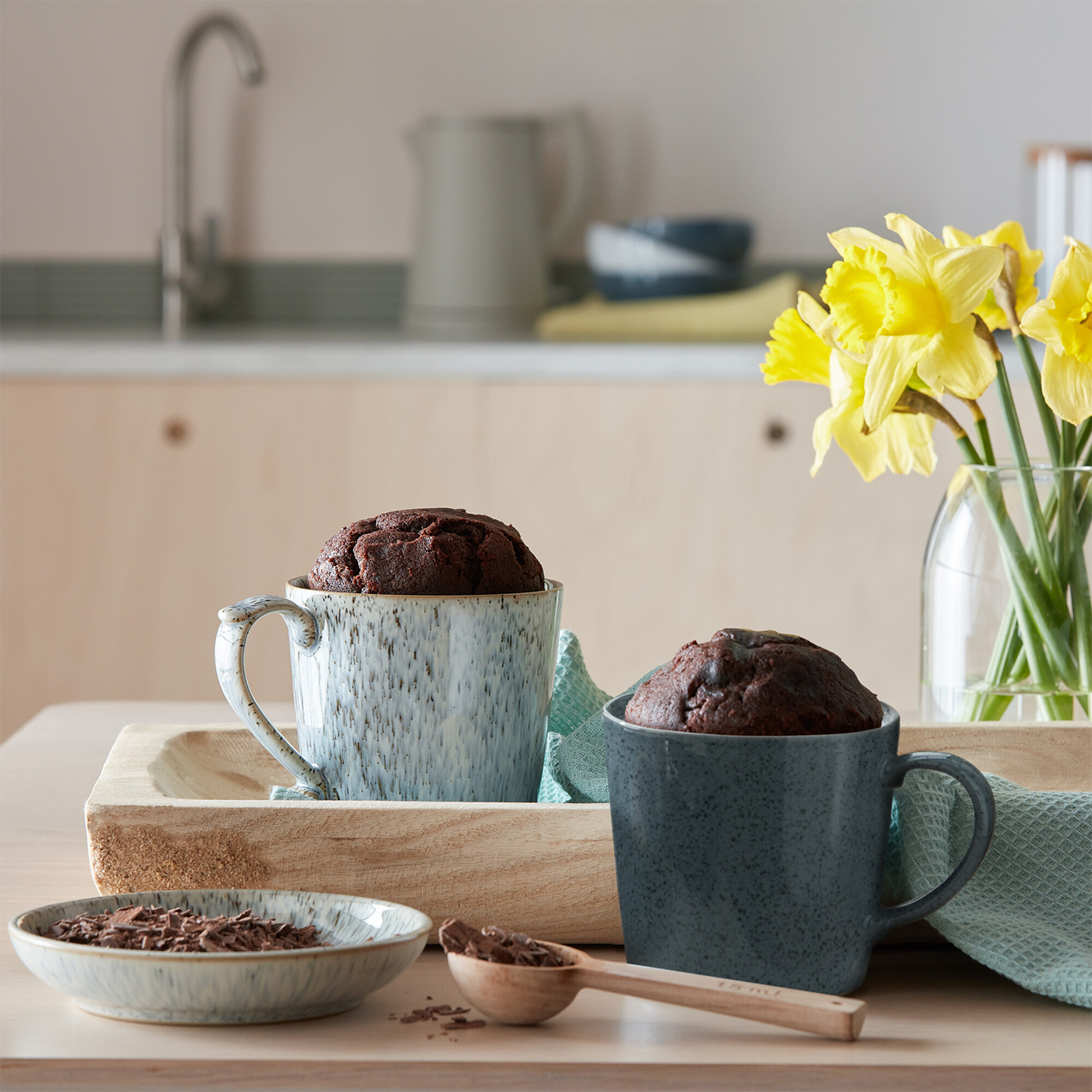 Dark Grey Speckle Mug