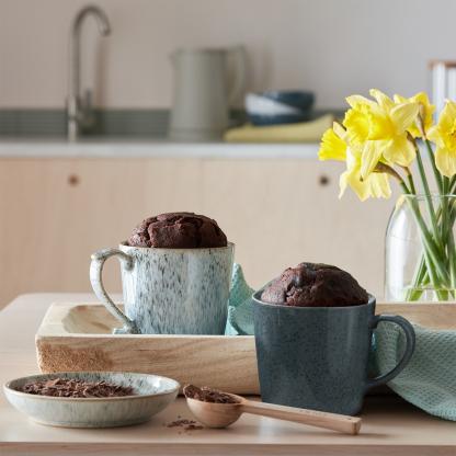 Dark Grey Speckle Mug