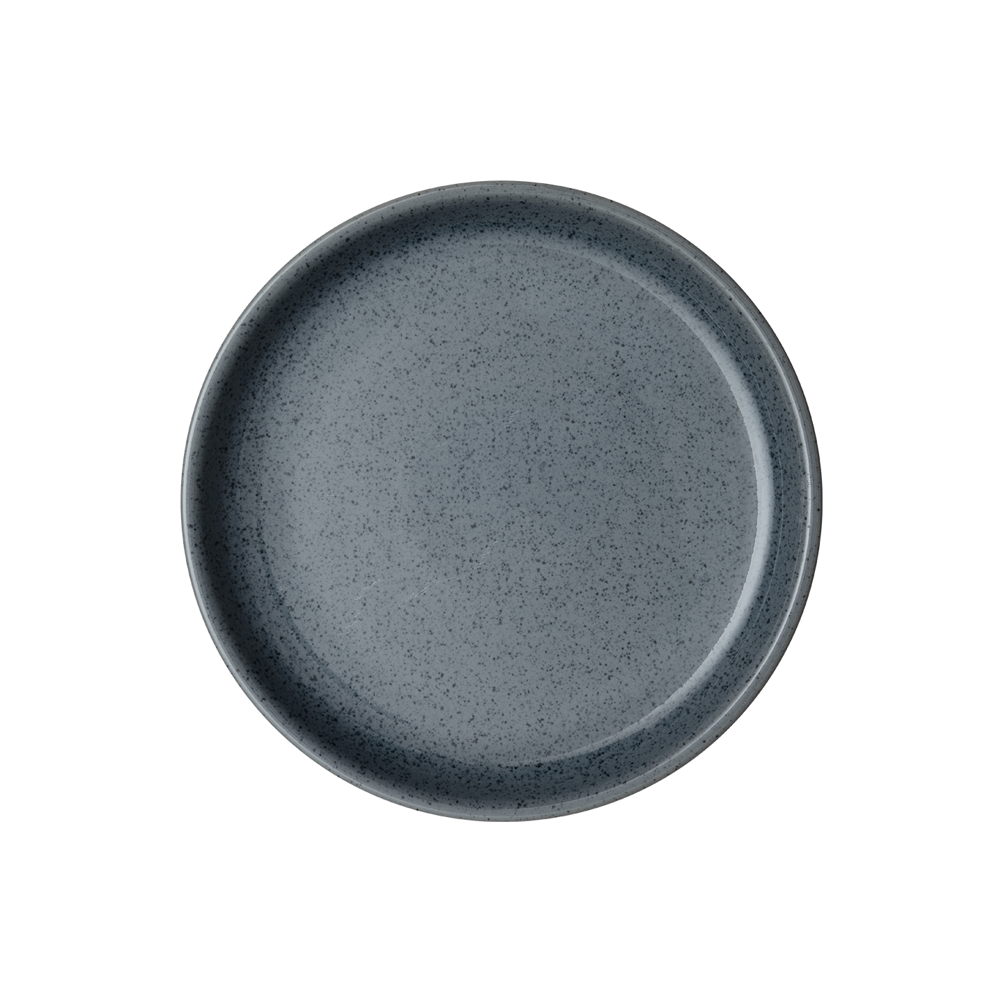 Dark Grey Speckle Coupe Medium Plate