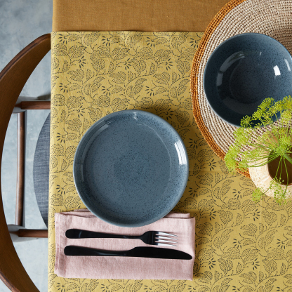 Dark Grey Speckle Coupe Medium Plate