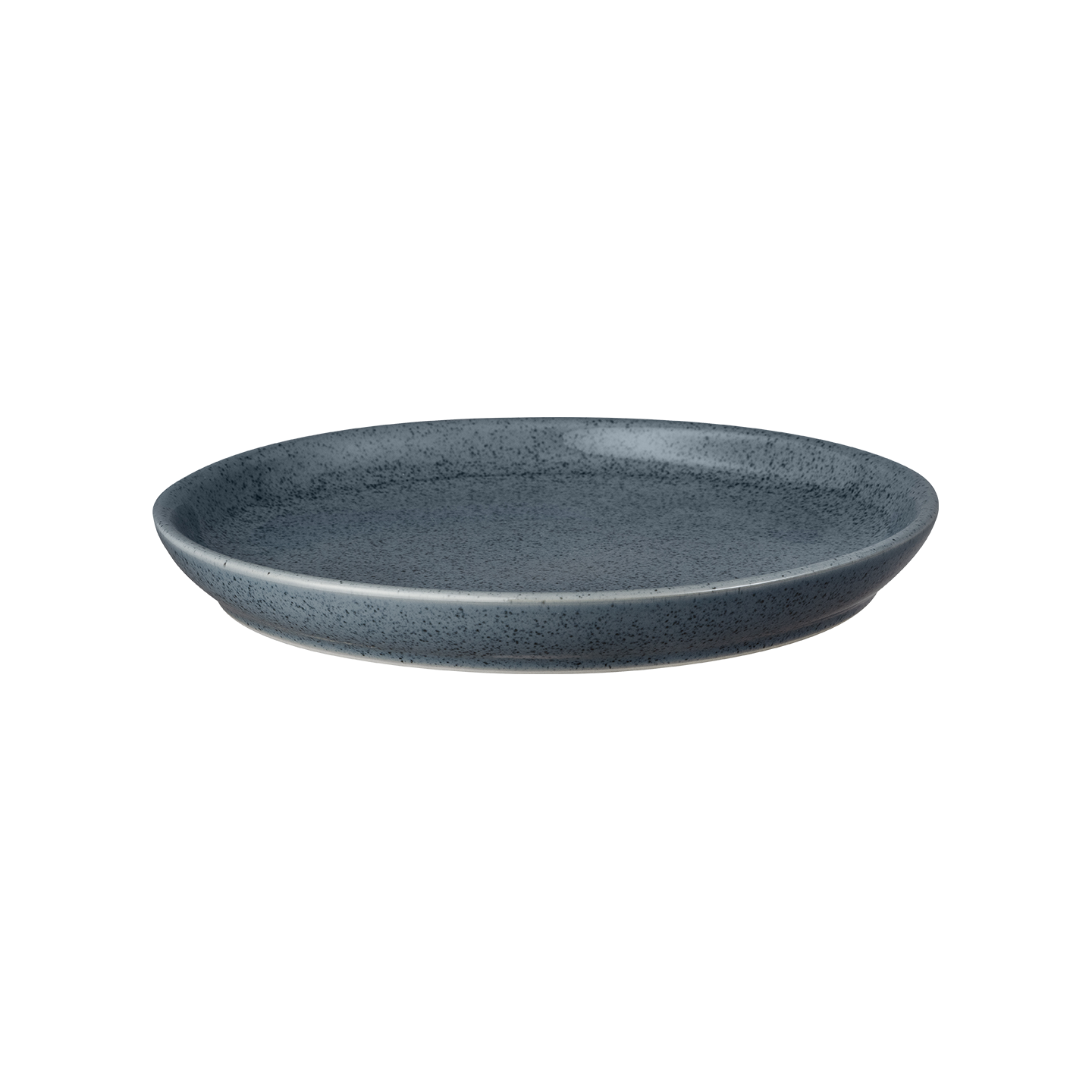 Dark Grey Speckle Coupe Dinner Plate