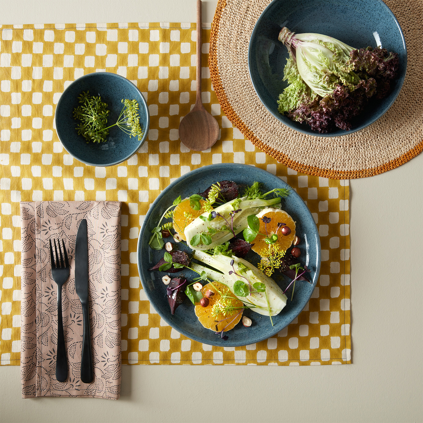 Dark Grey Speckle 12Pc Tableware Set