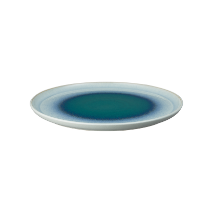Statements Ombre Green Round Platter
