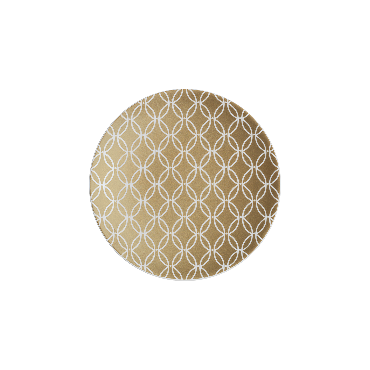 Modern Deco Small Plate Gold