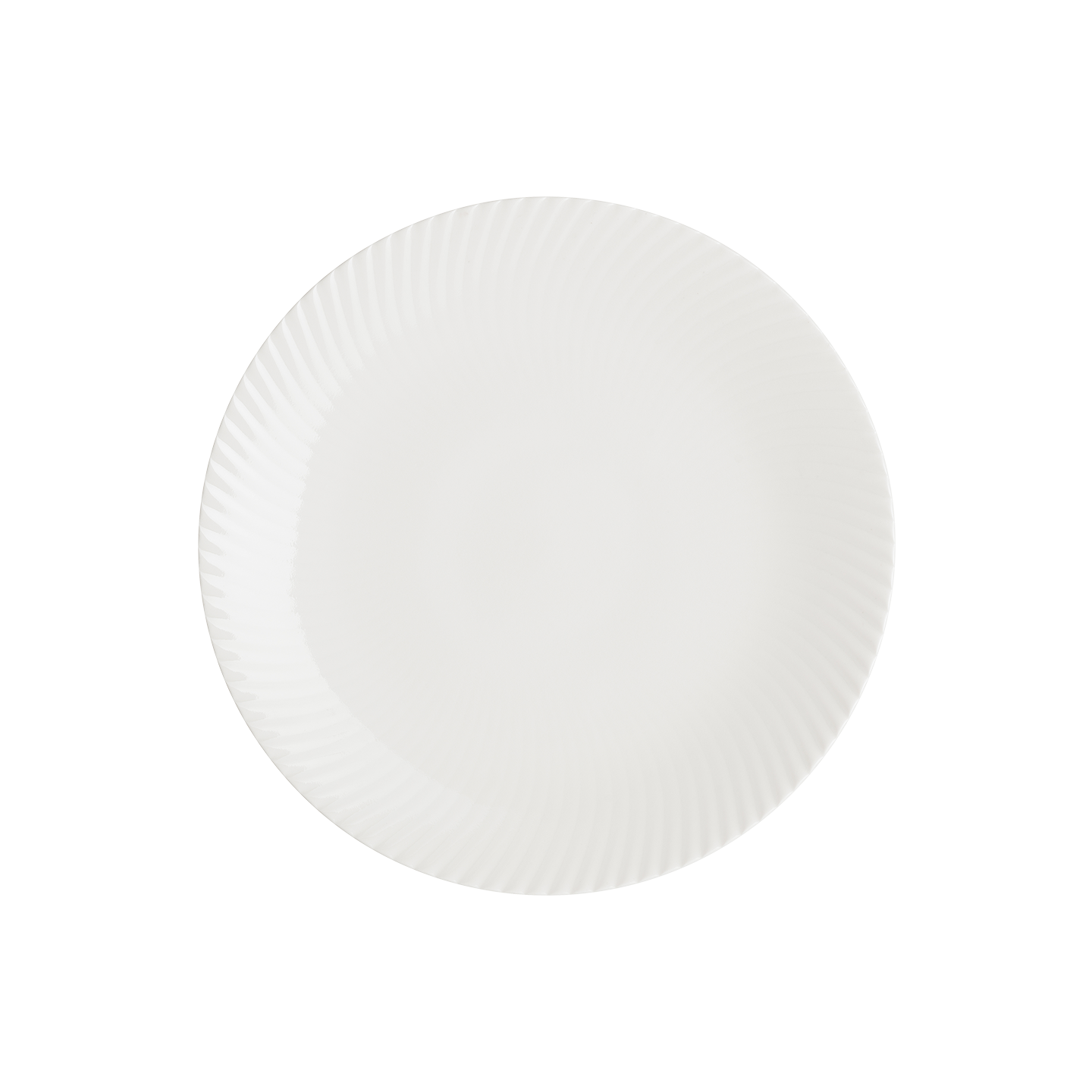 Arc White Medium Plate