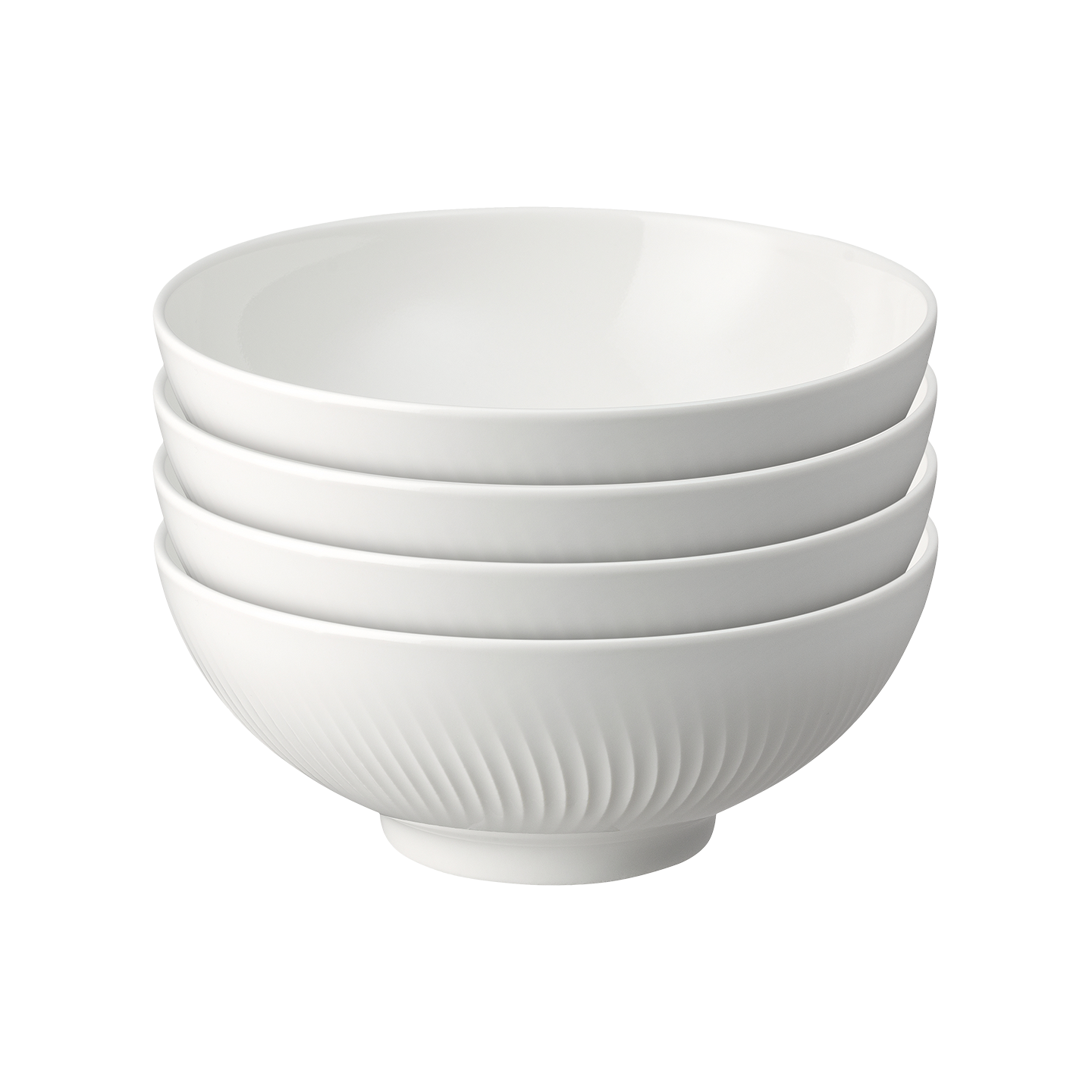 Arc White Cereal Bowls - Set Of 4