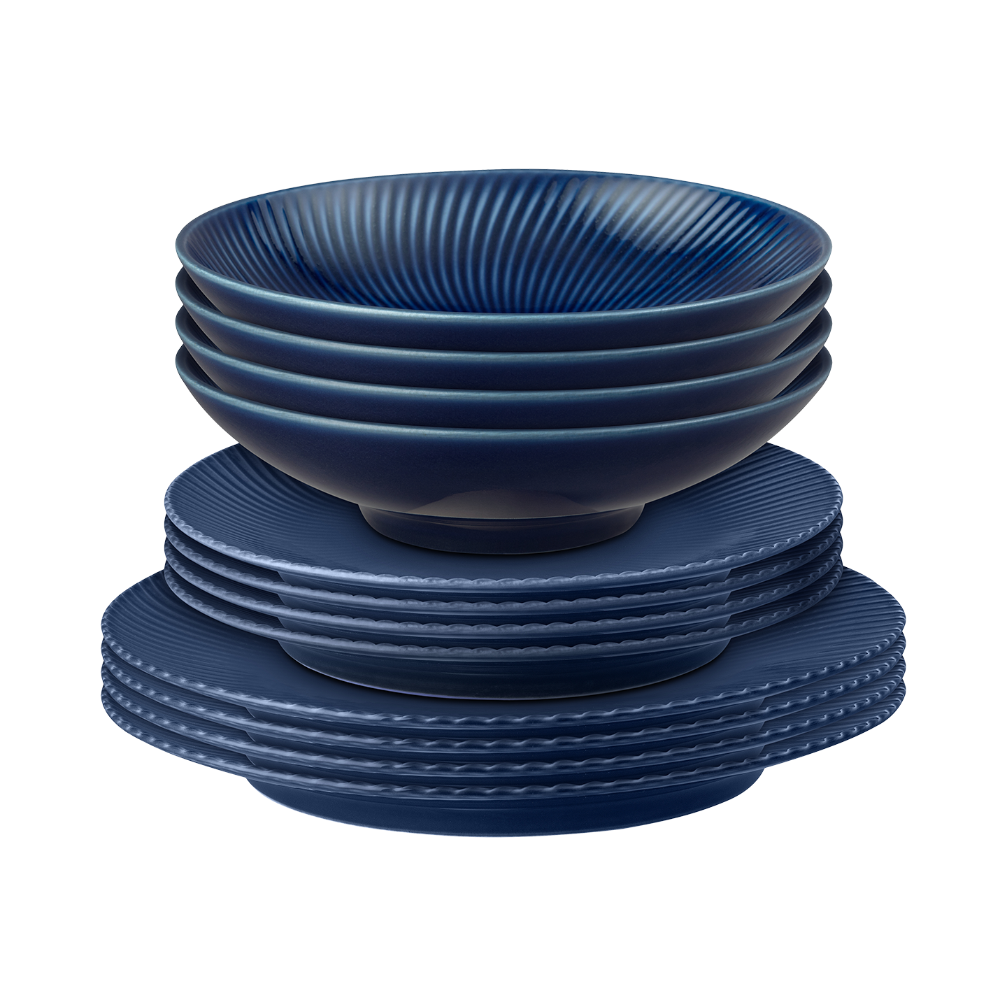 Arc Blue 12 Piece Set (Including Pasta Bowl)