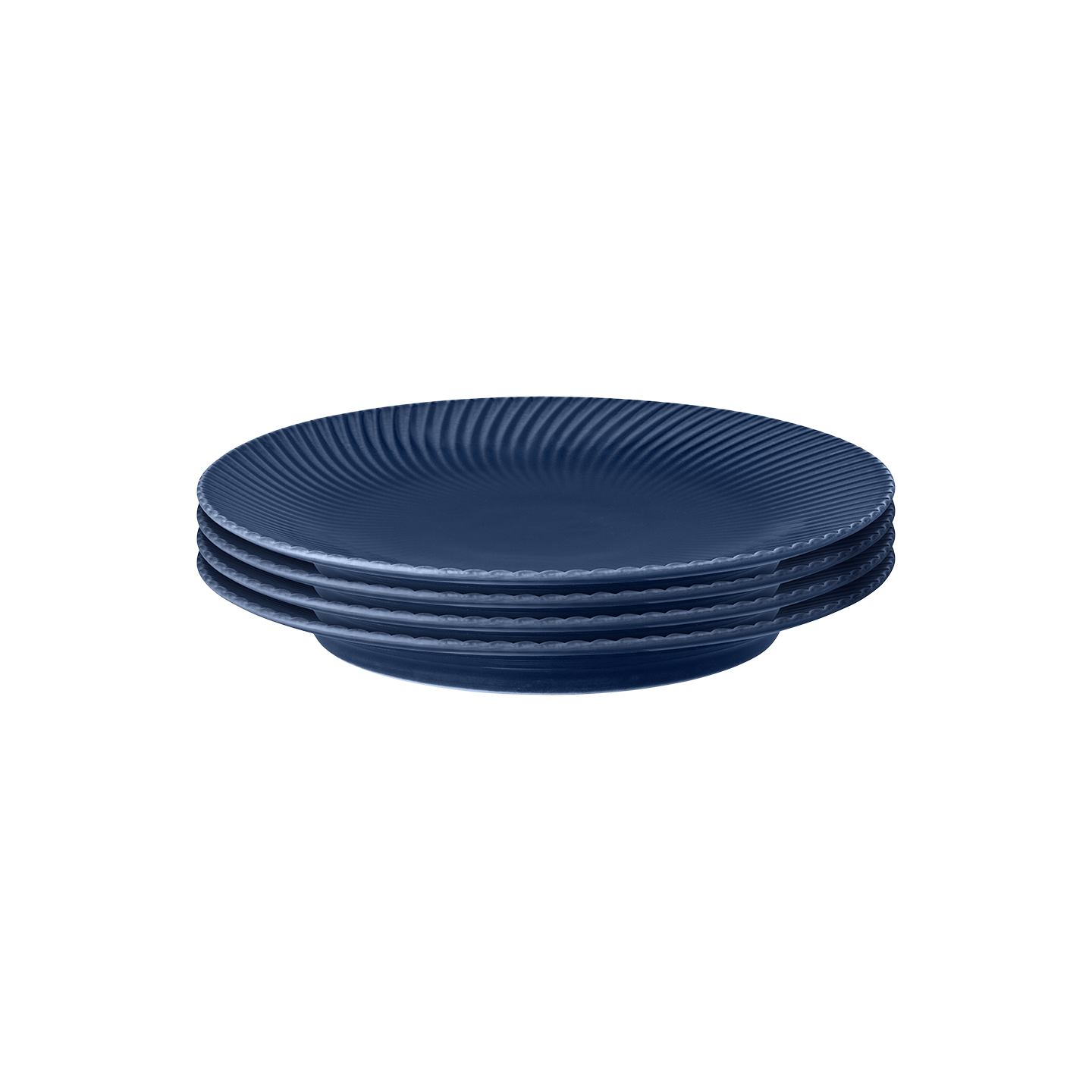 Arc Blue Medium Plates - Set Of 4