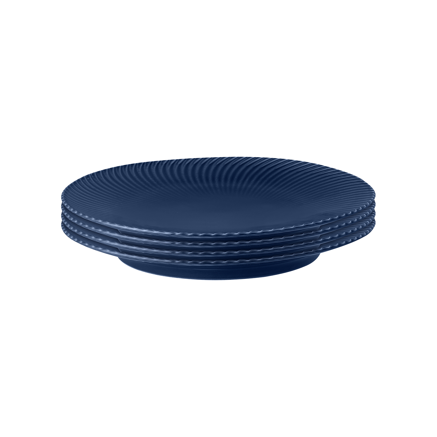 Arc Blue Dinner Plates - Set Of 4