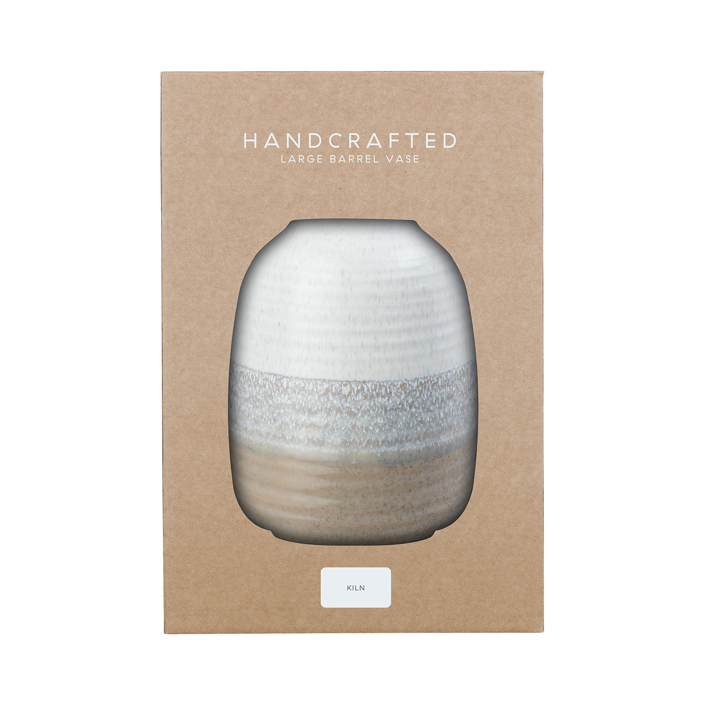 Kiln Large Barrel Vase