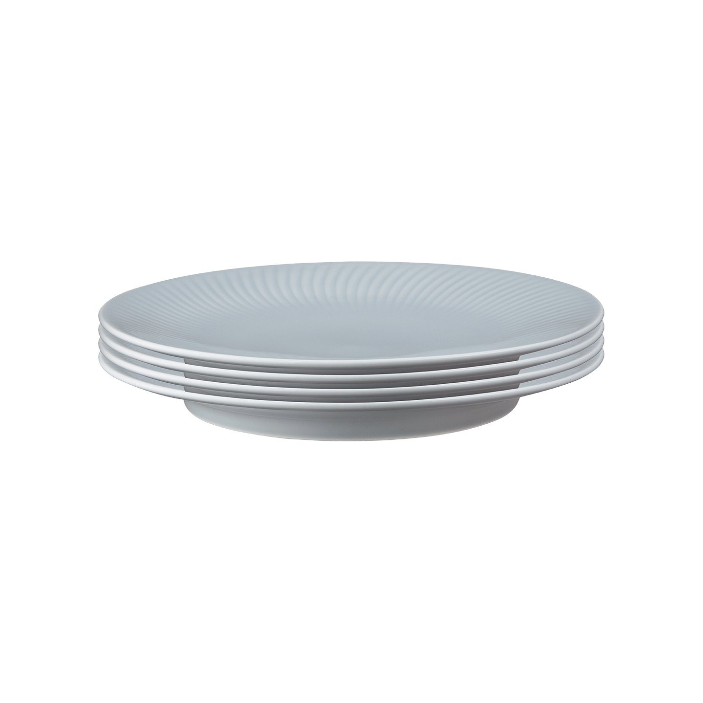 Arc Grey Dinner Plates - Set Of 4