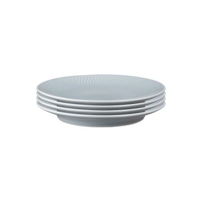 Arc Grey Medium Plates - Set Of 4