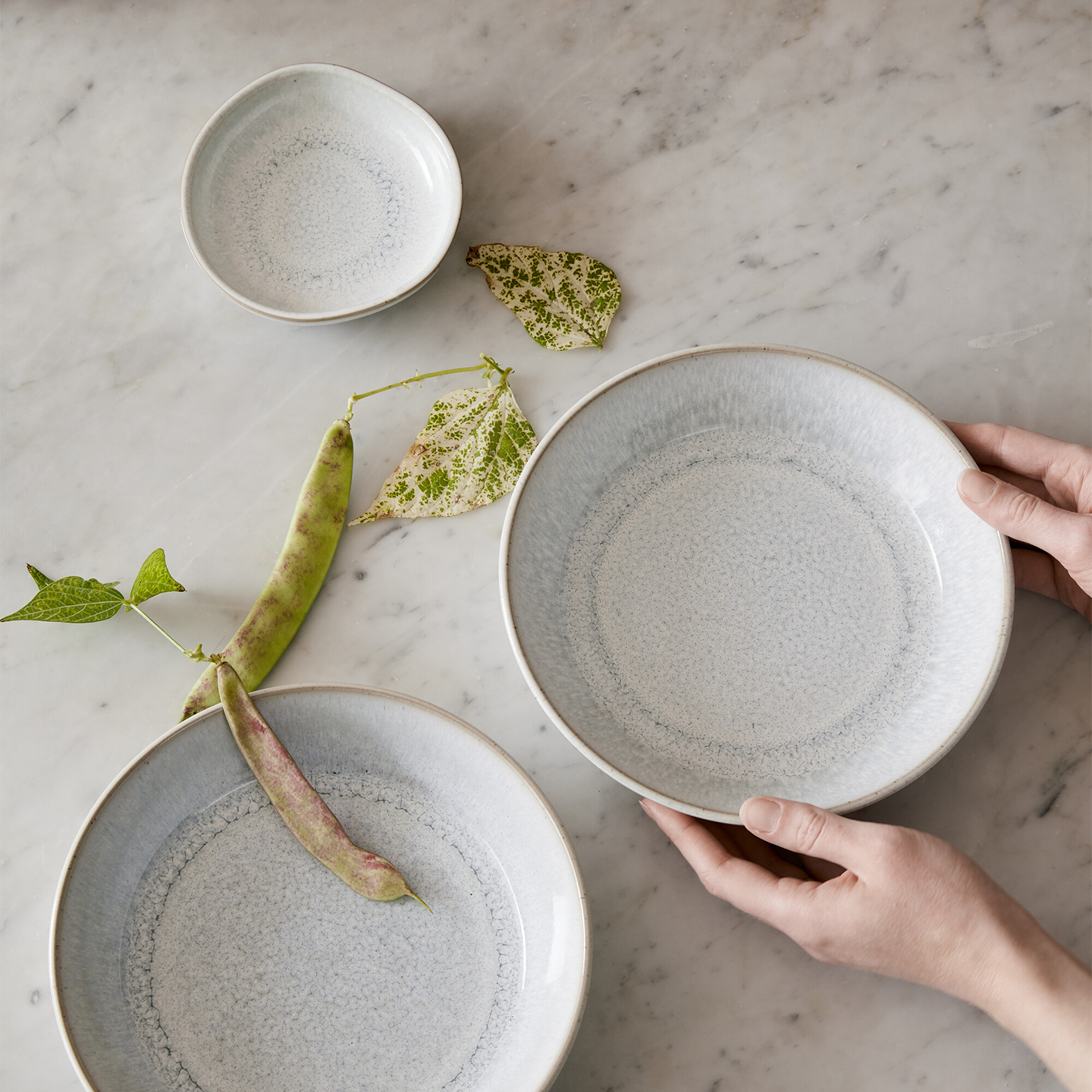 Kiln Green Pasta Bowls - Set Of 4