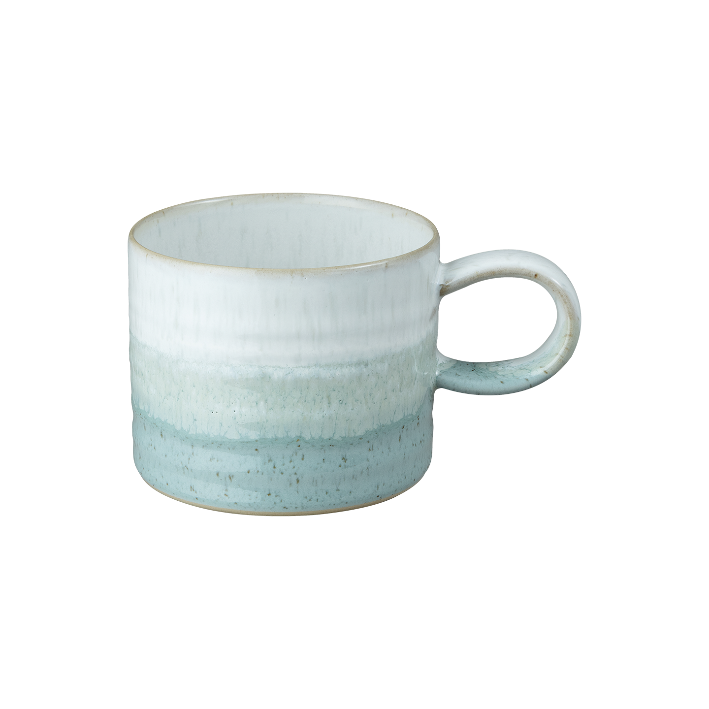 Kiln Green Small Ridged Mug