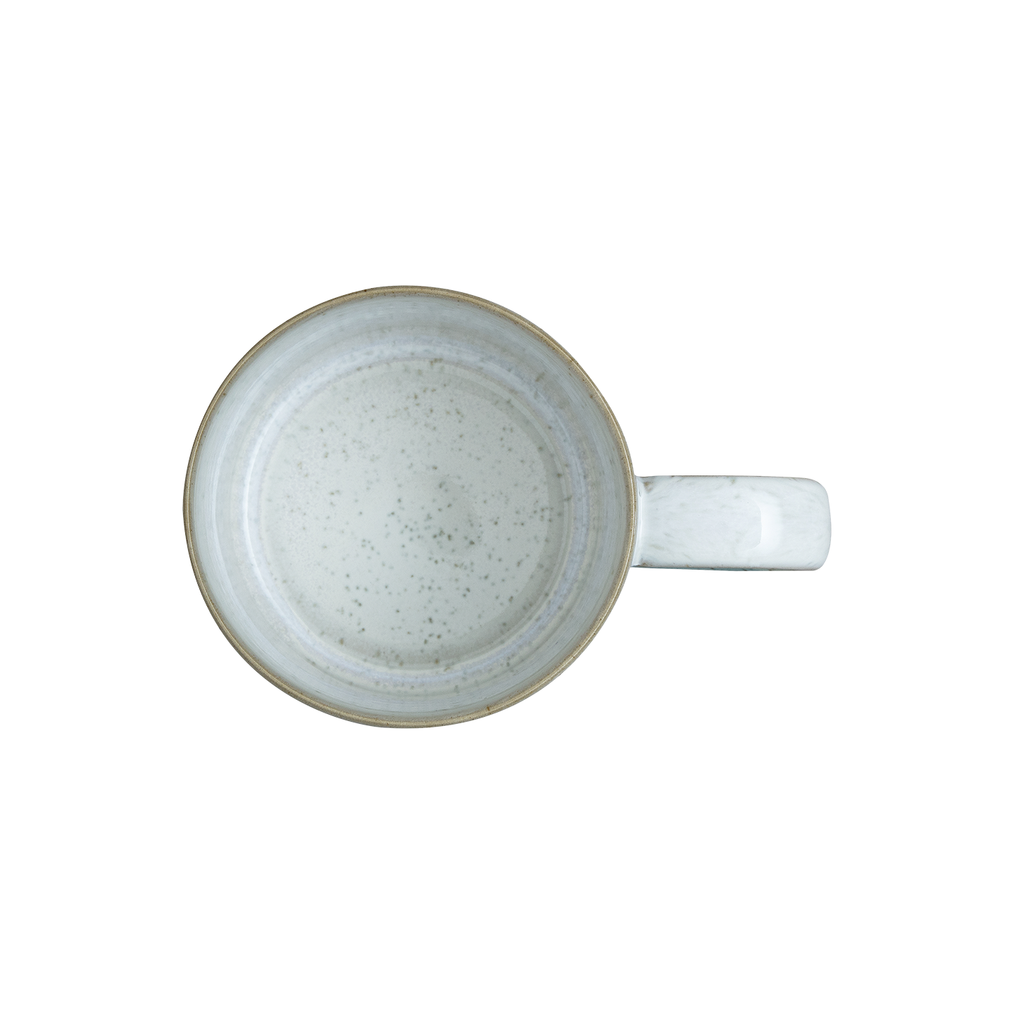 Kiln Green Small Ridged Mug