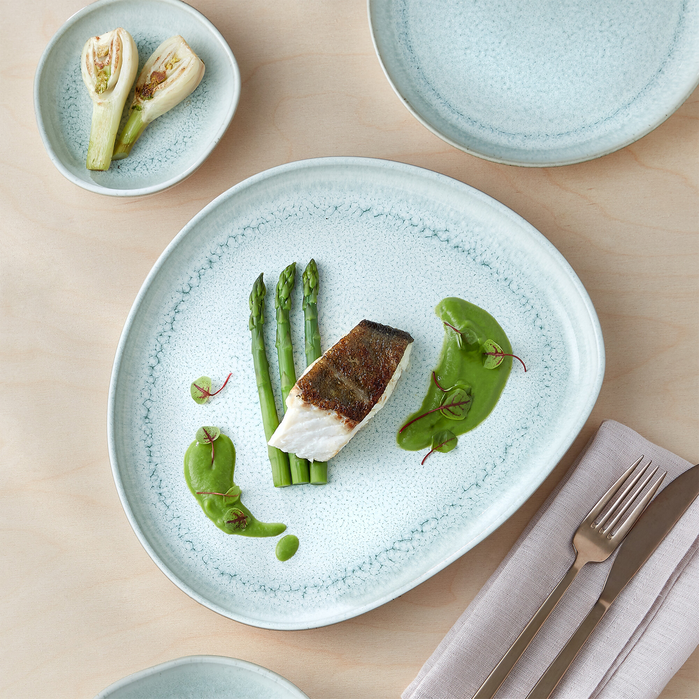 Kiln Green Small Organic Dish