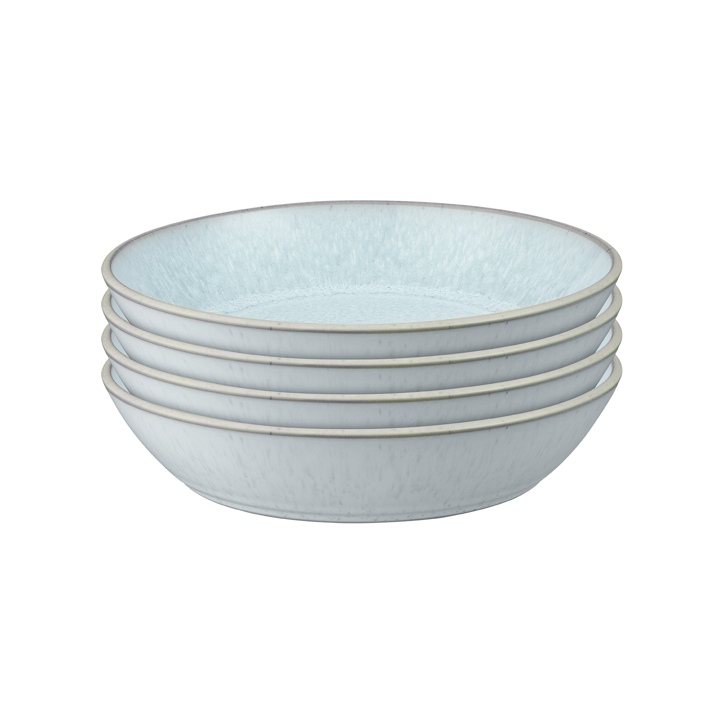 Kiln Green Pasta Bowls - Set Of 4