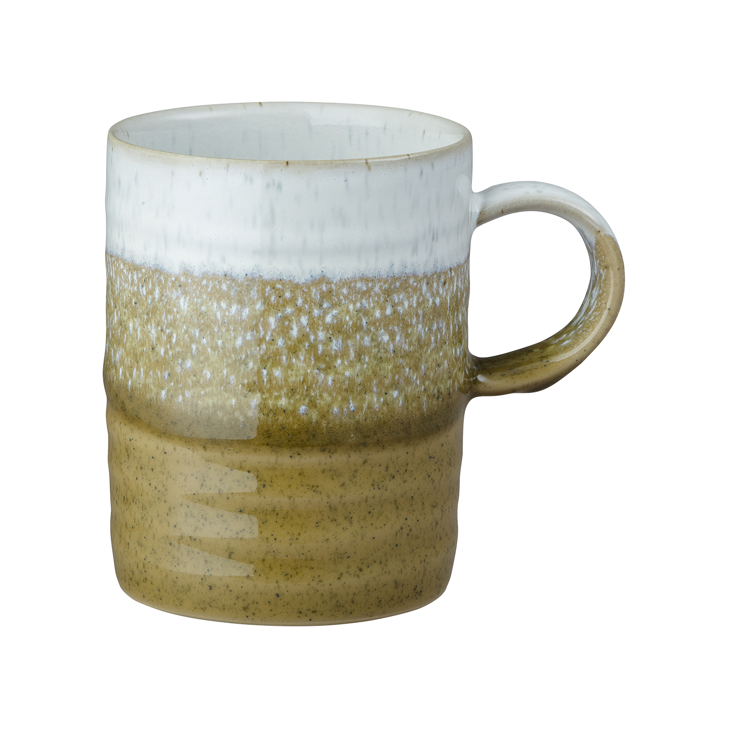 Kiln Accents Ochre Ridged Mug