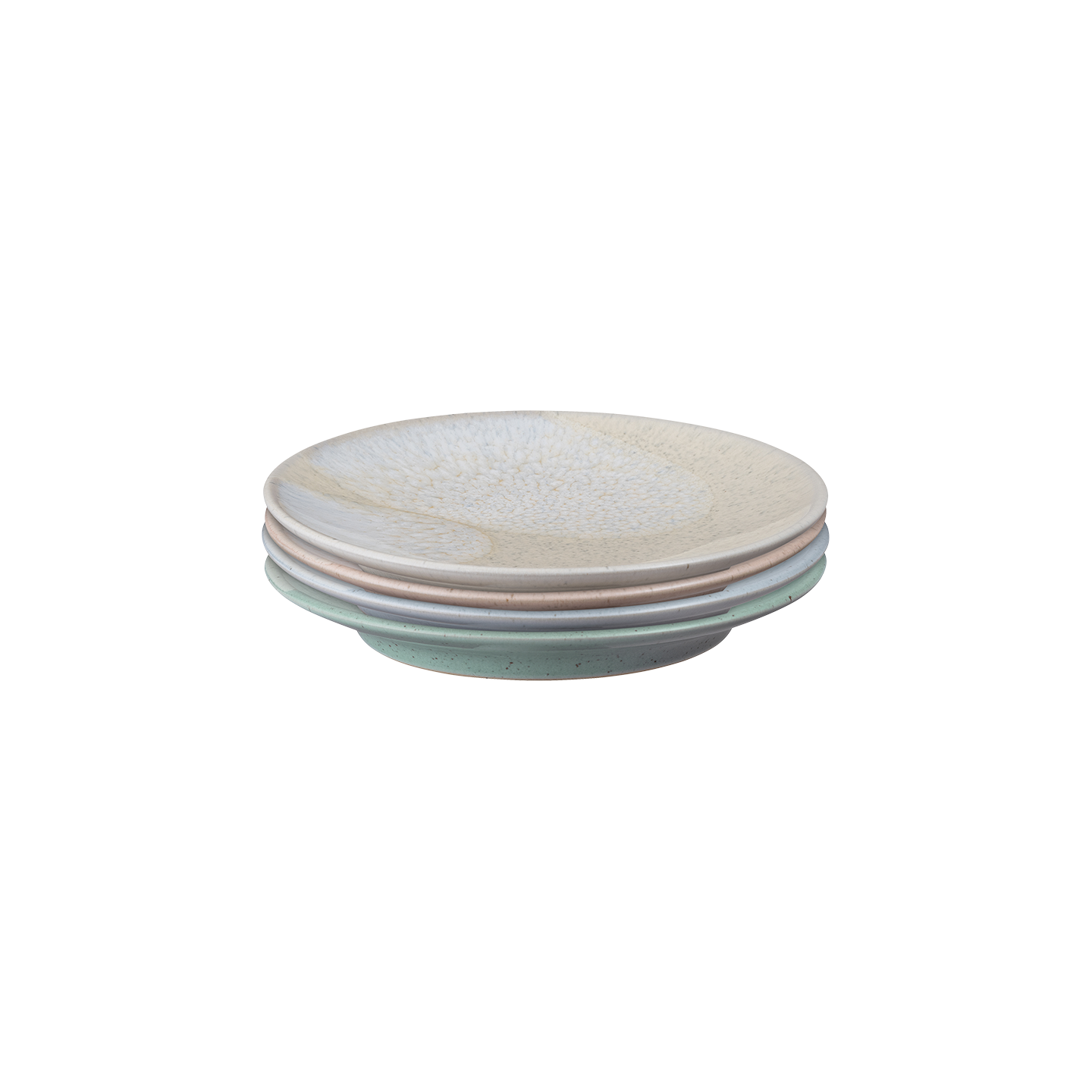 Kiln Pastels Accent Small Plate Set of 4