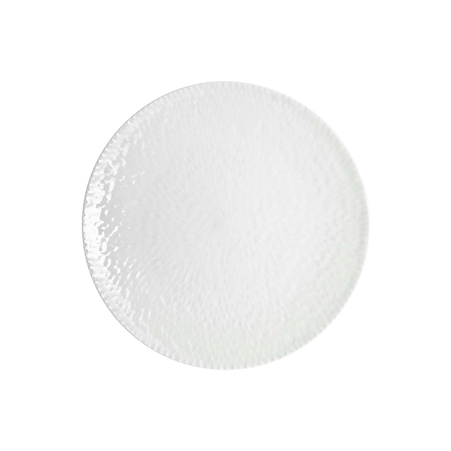 Carve White Medium Plate