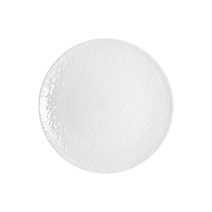 Carve White Medium Plate