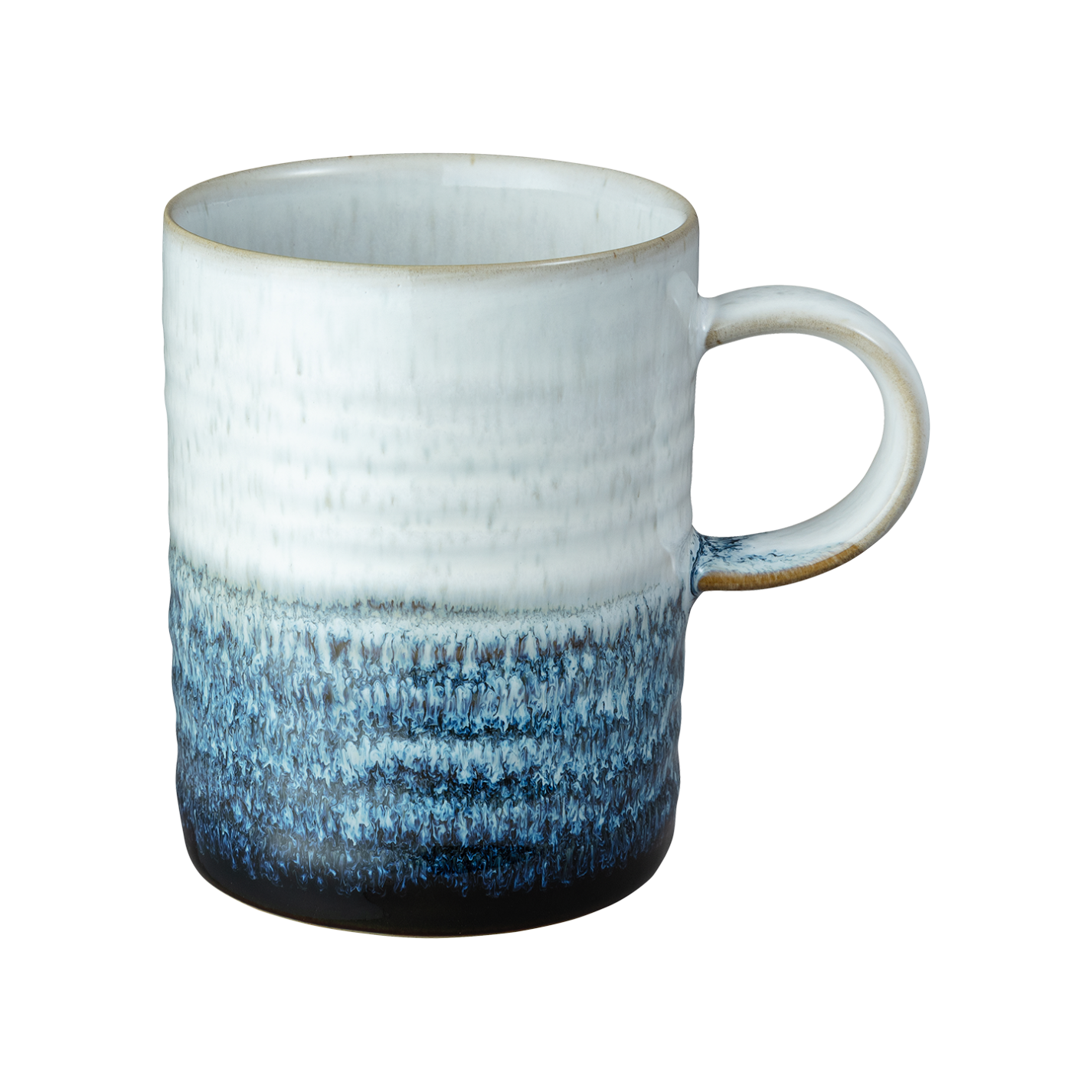 Kiln Blue Ridged Mug – Denby