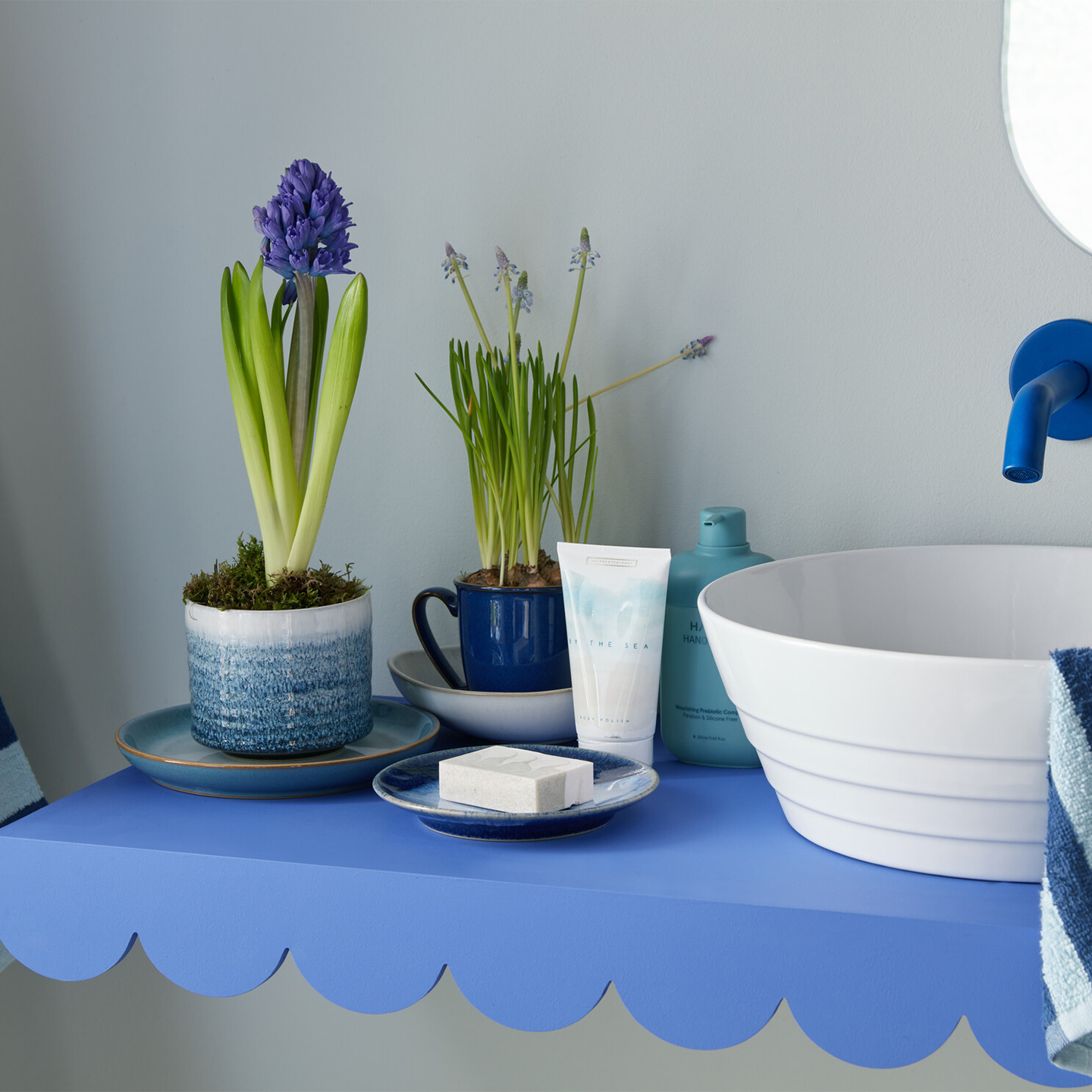 Kiln Blue Medium Pot