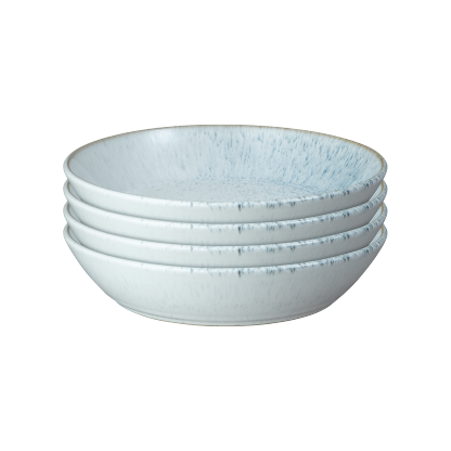 Kiln Blue Pasta Bowls - Set Of 4
