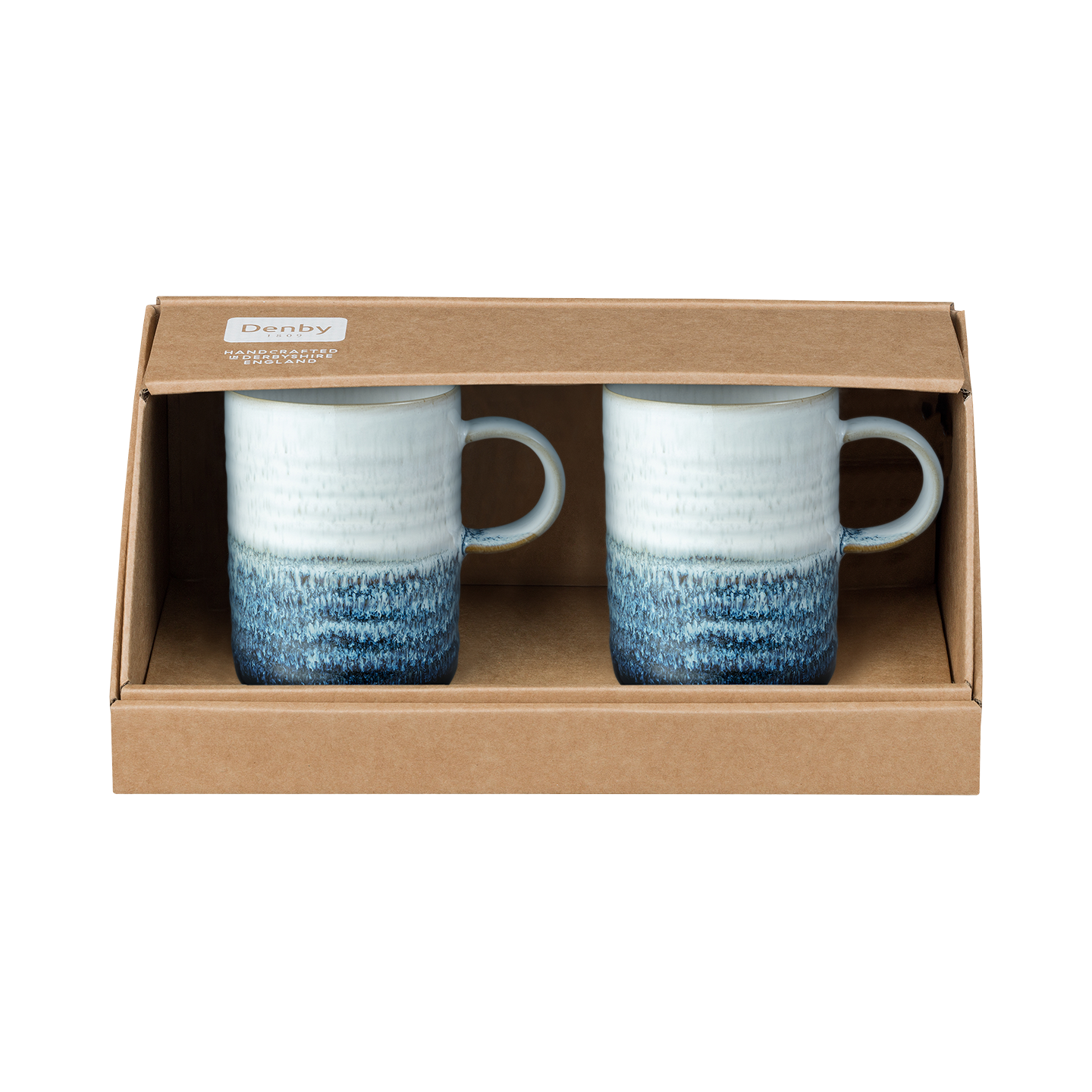 Kiln Blue Mugs - Set Of 2