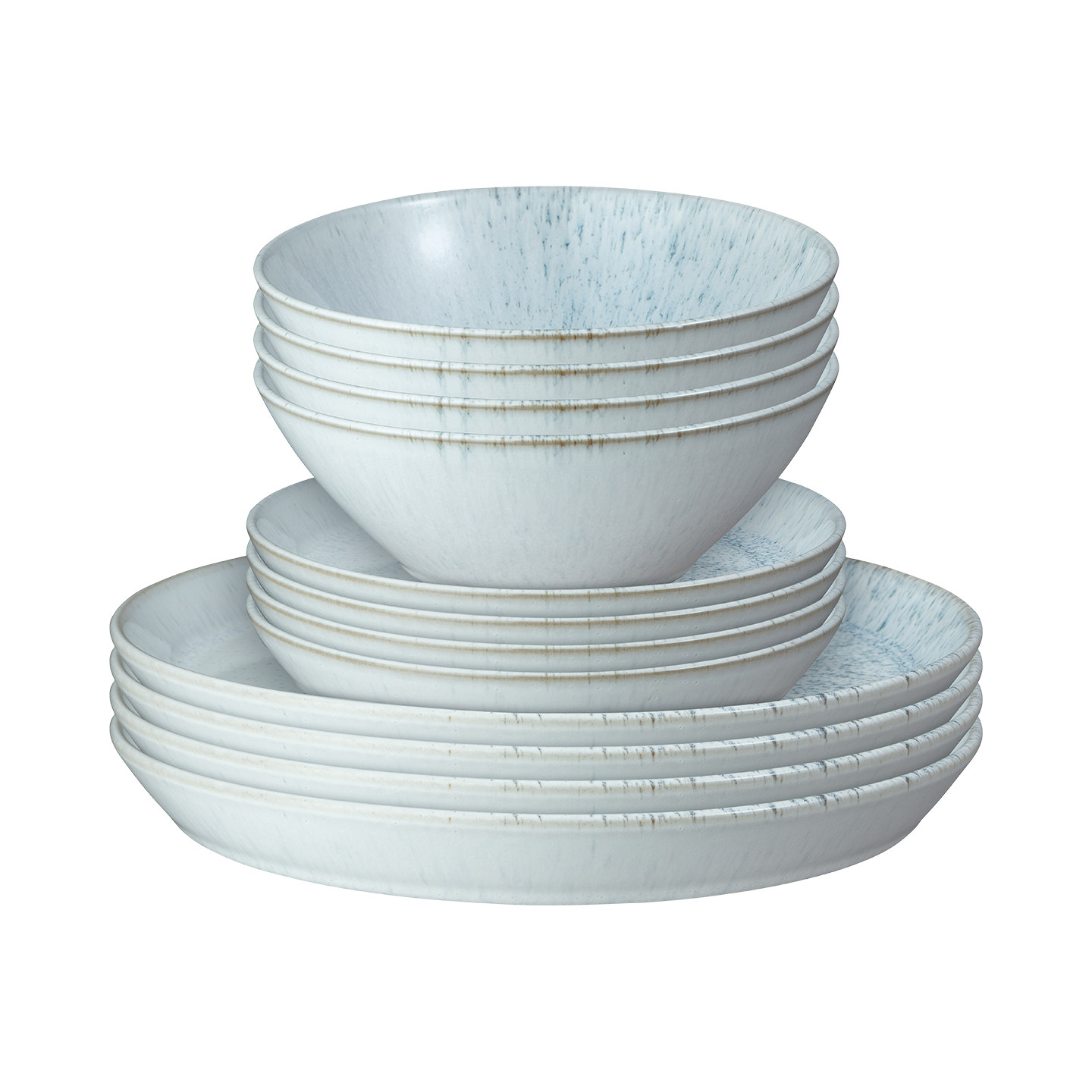 Kiln Blue 12 Piece Dinner Set