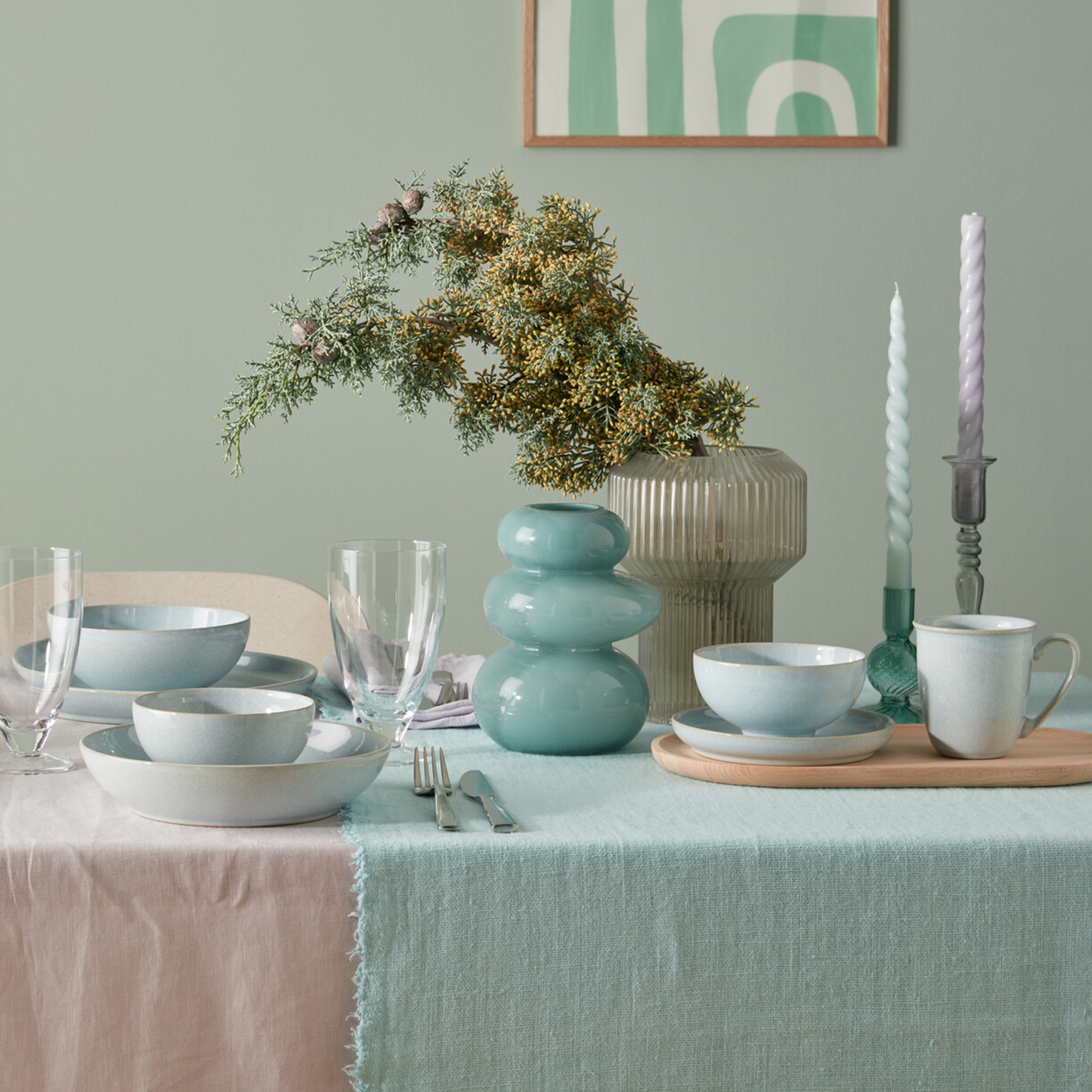 Elements Jade Light Green Coffee Beaker/Mug