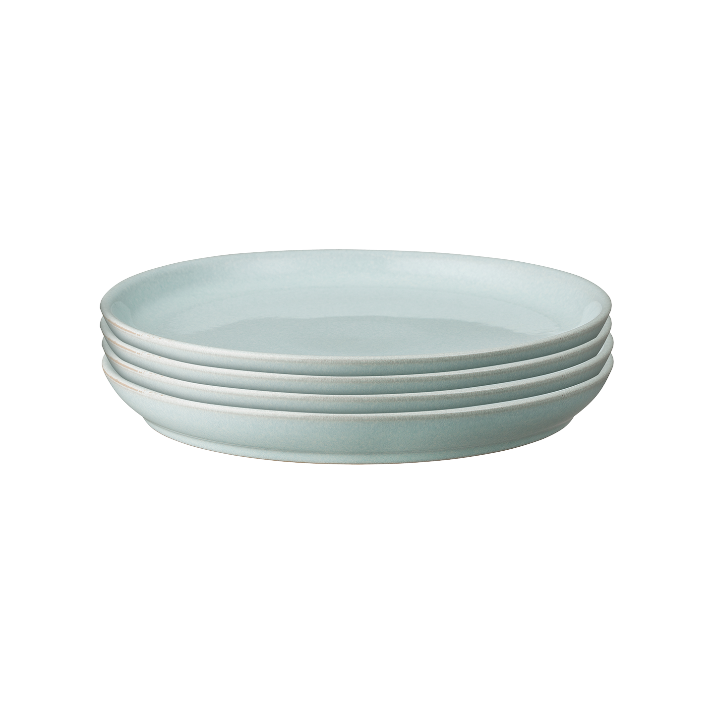 Elements Jade Light Green Coupe Dinner Plate Set of 4